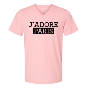 Cool J Adore Paris I Love Paris French V-Neck T-Shirt