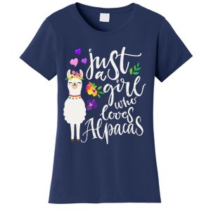 Cute Just A Who Loves Alpacas Women's T-Shirt