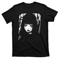 Creepy Japanese Anime Manga Horror Pastel Goth Grunge T-Shirt