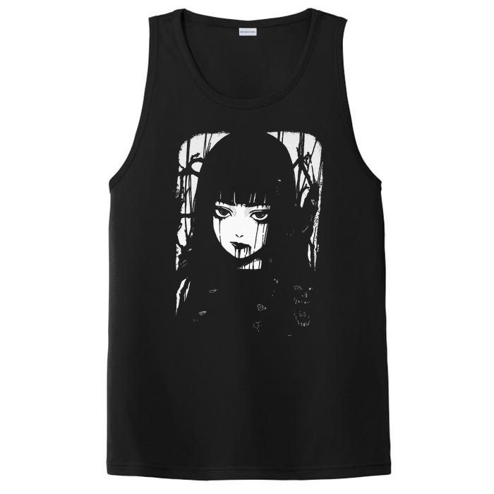 Creepy Japanese Anime Manga Horror Pastel Goth Grunge PosiCharge Competitor Tank