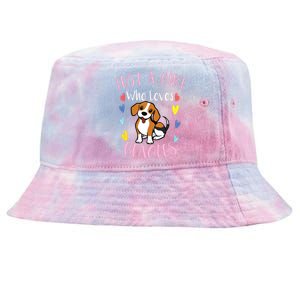 Cute Just A Who Loves Beagles Tie-Dyed Bucket Hat