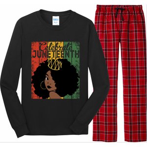 Celebrate Juneteenth African Melanin Blm Black History Gift Long Sleeve Pajama Set