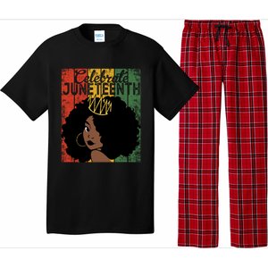 Celebrate Juneteenth African Melanin Blm Black History Gift Pajama Set