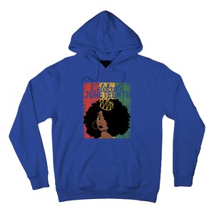 Celebrate Juneteenth African Melanin Blm Black History Gift Hoodie