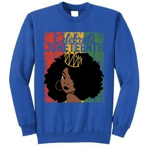 Celebrate Juneteenth African Melanin Blm Black History Gift Sweatshirt