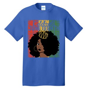 Celebrate Juneteenth African Melanin Blm Black History Gift Tall T-Shirt