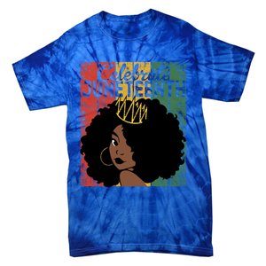 Celebrate Juneteenth African Melanin Blm Black History Gift Tie-Dye T-Shirt