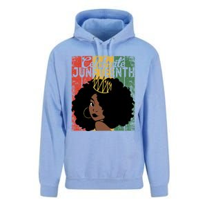 Celebrate Juneteenth African Melanin Blm Black History Gift Unisex Surf Hoodie