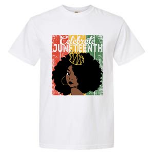 Celebrate Juneteenth African Melanin Blm Black History Gift Garment-Dyed Heavyweight T-Shirt