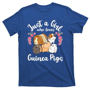 Guinea Pig Just A Giirl Who Loves Guinea Pigs Retro T-Shirt