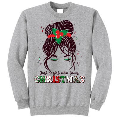 Cute Just A Girl Who Loves Christmas Sweatshirt