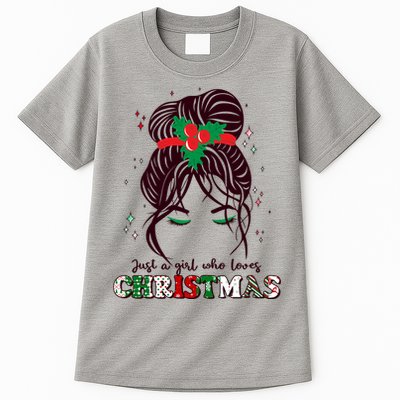 Cute Just A Girl Who Loves Christmas Tall T-Shirt