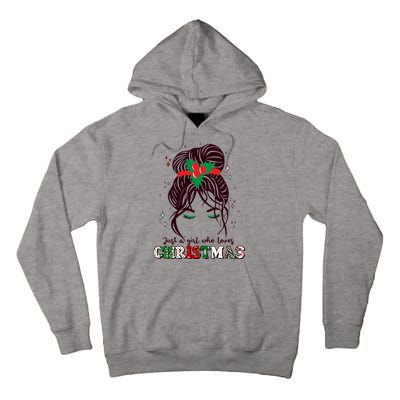 Cute Just A Girl Who Loves Christmas Tall Hoodie