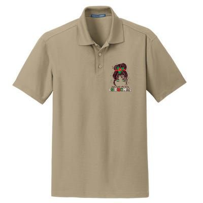 Cute Just A Girl Who Loves Christmas Dry Zone Grid Polo