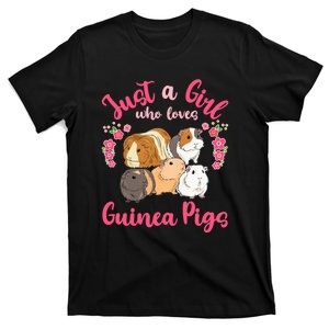 Cute Just A Girrl Who Loves Guinea Pigs Women T-Shirt