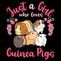 Cute Just A Girrl Who Loves Guinea Pigs Women 16 in Basic Backpack