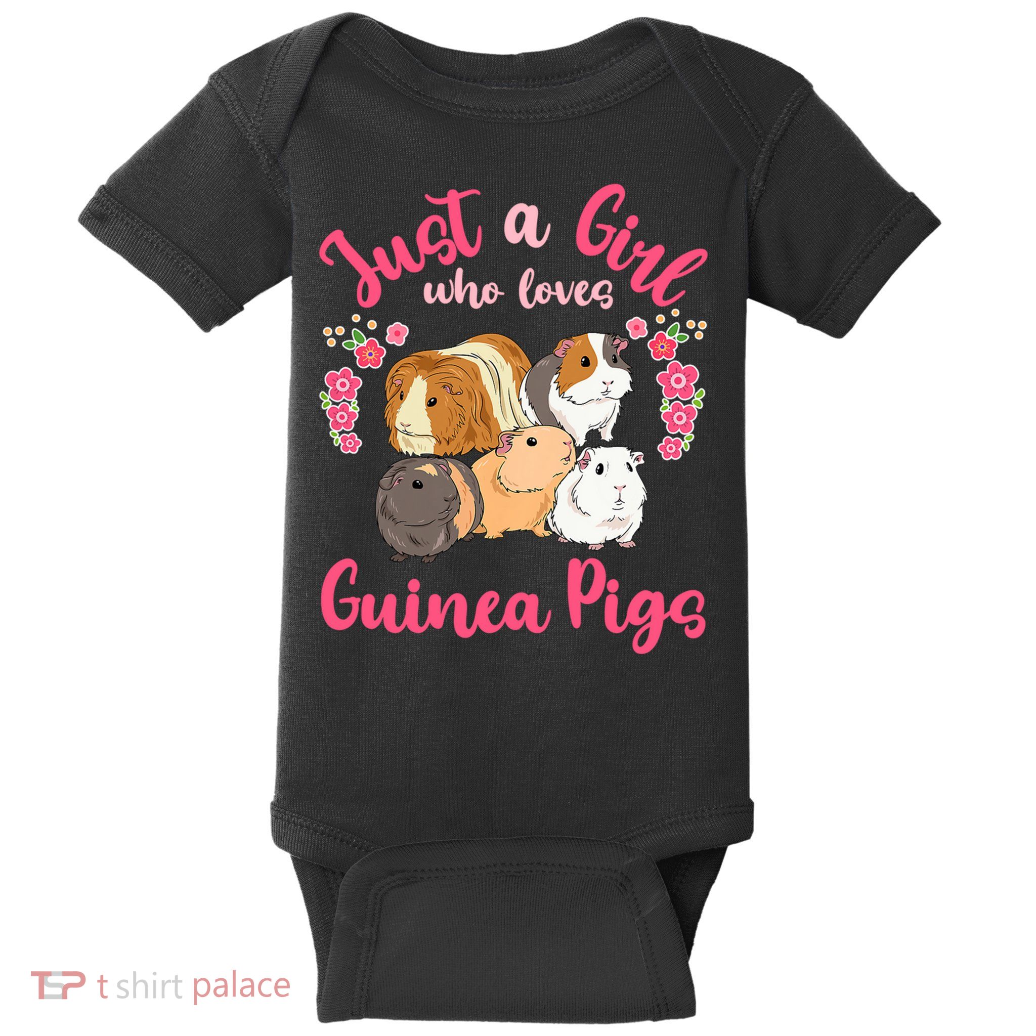 Cute Just A Girrl Who Loves Guinea Pigs Women Baby Bodysuit