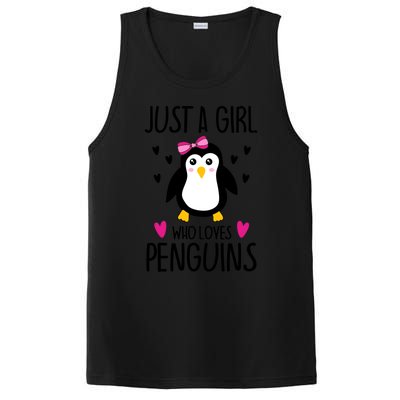 Cute Just A Who Loves Penguins Trendy Penguin Gift PosiCharge Competitor Tank