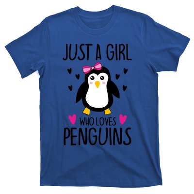 Cute Just A Who Loves Penguins Trendy Penguin Gift T-Shirt