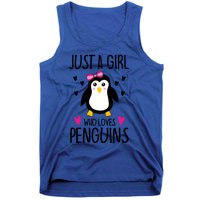 Cute Just A Who Loves Penguins Trendy Penguin Gift Tank Top