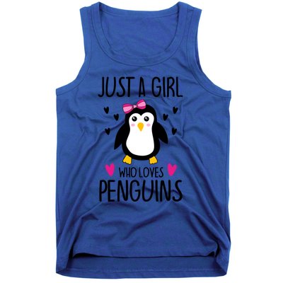 Cute Just A Who Loves Penguins Trendy Penguin Gift Tank Top