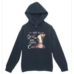 Cow Just A Girl Who Loves Cows Funny Gifts Urban Pullover Hoodie