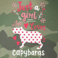 Capybara Just A Who Loves Capybaras Flower Legacy Tie Dye Trucker Hat