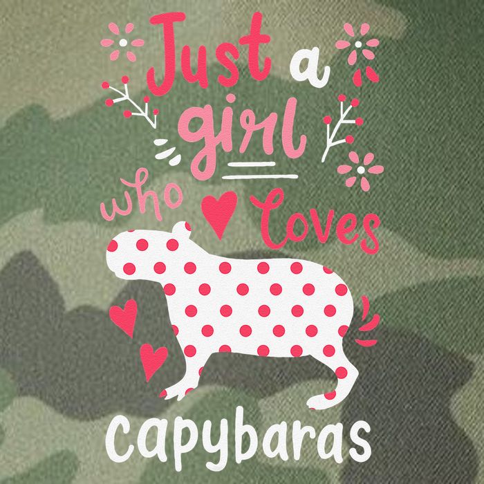 Capybara Just A Who Loves Capybaras Flower Legacy Tie Dye Trucker Hat