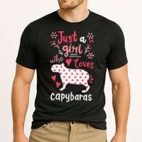 Capybara Just A Who Loves Capybaras Flower Performance Shirt