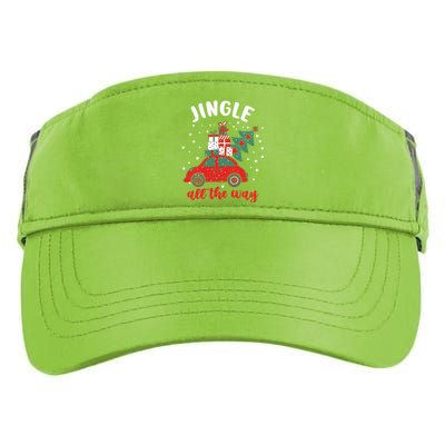 Christmas Jingle All The Way Gift Adult Drive Performance Visor