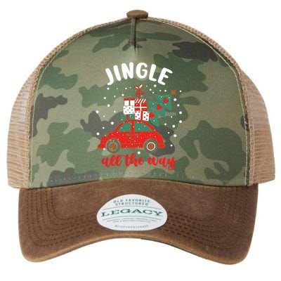 Christmas Jingle All The Way Gift Legacy Tie Dye Trucker Hat