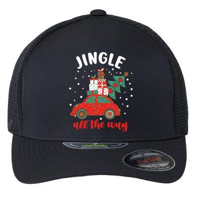 Christmas Jingle All The Way Gift Flexfit Unipanel Trucker Cap