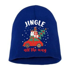 Christmas Jingle All The Way Gift Short Acrylic Beanie