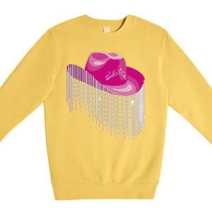 Cowboy Jewel And Glitter Premium Crewneck Sweatshirt