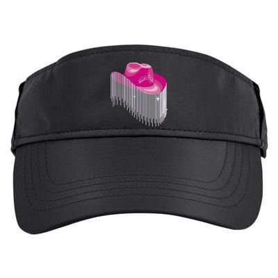 Cowboy Jewel And Glitter Adult Drive Performance Visor