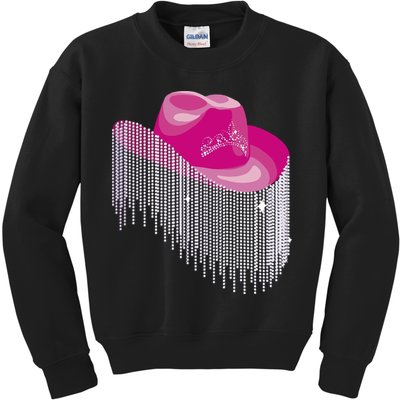 Cowboy Jewel And Glitter Kids Sweatshirt