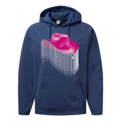 Cowboy Jewel And Glitter Performance Fleece Hoodie