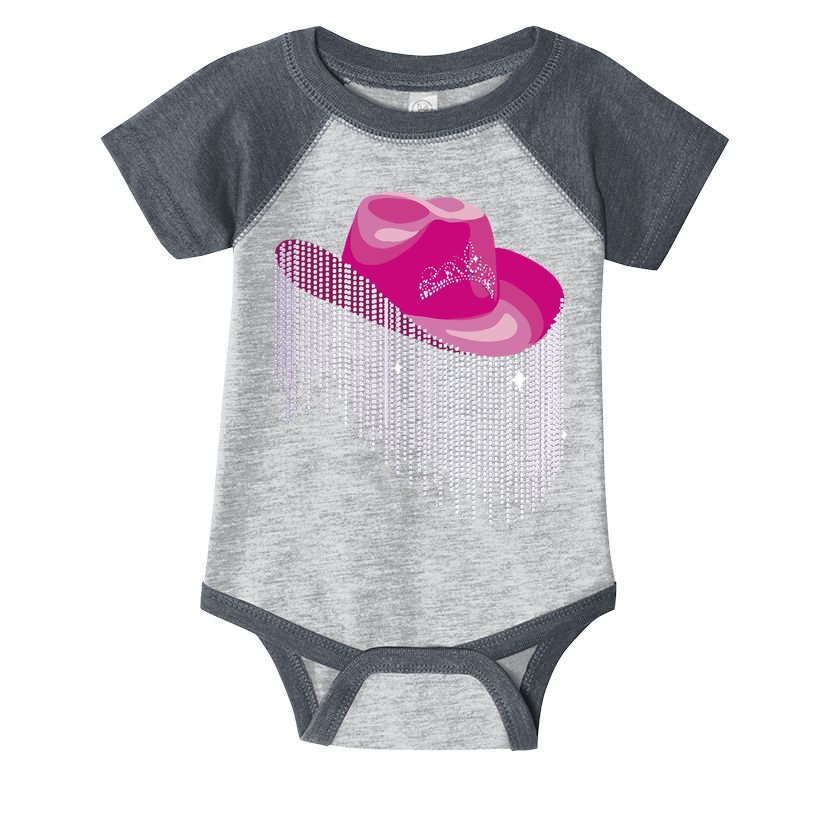 Cowboy Jewel And Glitter Infant Baby Jersey Bodysuit