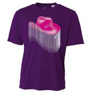 Cowboy Jewel And Glitter Cooling Performance Crew T-Shirt