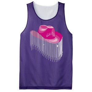 Cowboy Jewel And Glitter Mesh Reversible Basketball Jersey Tank