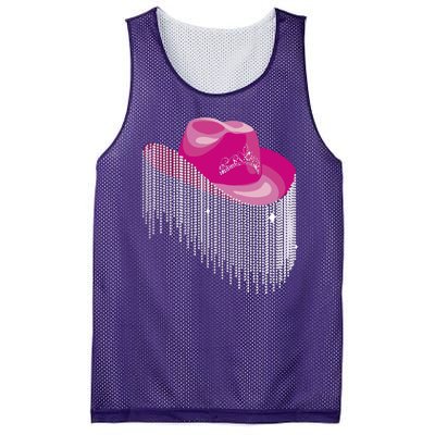 Cowboy Jewel And Glitter Mesh Reversible Basketball Jersey Tank