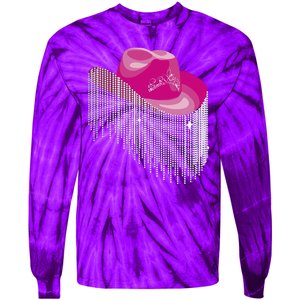 Cowboy Jewel And Glitter Tie-Dye Long Sleeve Shirt