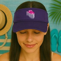 Cowboy Jewel And Glitter Visor