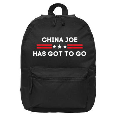 China Joe Anti Biden Political Republican Conservative 16 in Basic Backpack