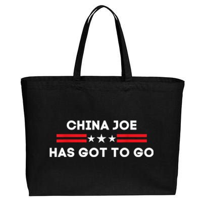 China Joe Anti Biden Political Republican Conservative Cotton Canvas Jumbo Tote