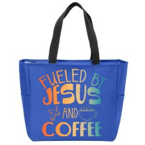 Cool Jesus Art For Christian Jesus Coffee Lover Zip Tote Bag