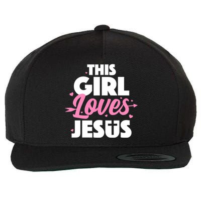 Cool Jesus Art For Girls Jesus Christian Lover Wool Snapback Cap