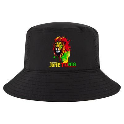 Celebrate Junenth African Lion Face Freedom Day 1865 Gift Cool Comfort Performance Bucket Hat