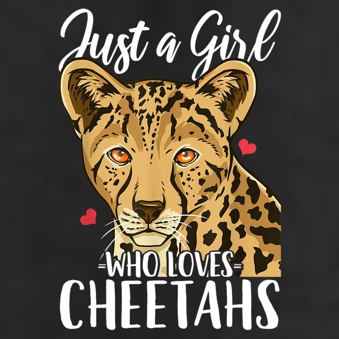 Cheetah Just A Girl Who Loves Cheetahs Cool Gift 7 Panel Mesh Trucker Snapback Hat