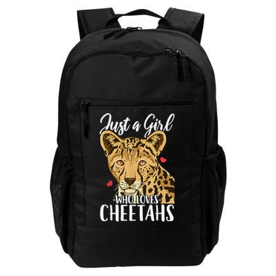 Cheetah Just A Girl Who Loves Cheetahs Cool Gift Backpack